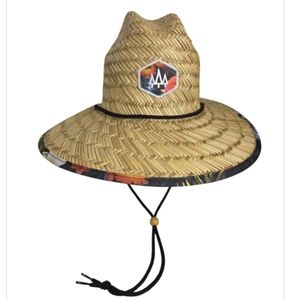 Hemlock Big Kid's UPF50+ Lifeguard Hawaiian Straw Hat One Size